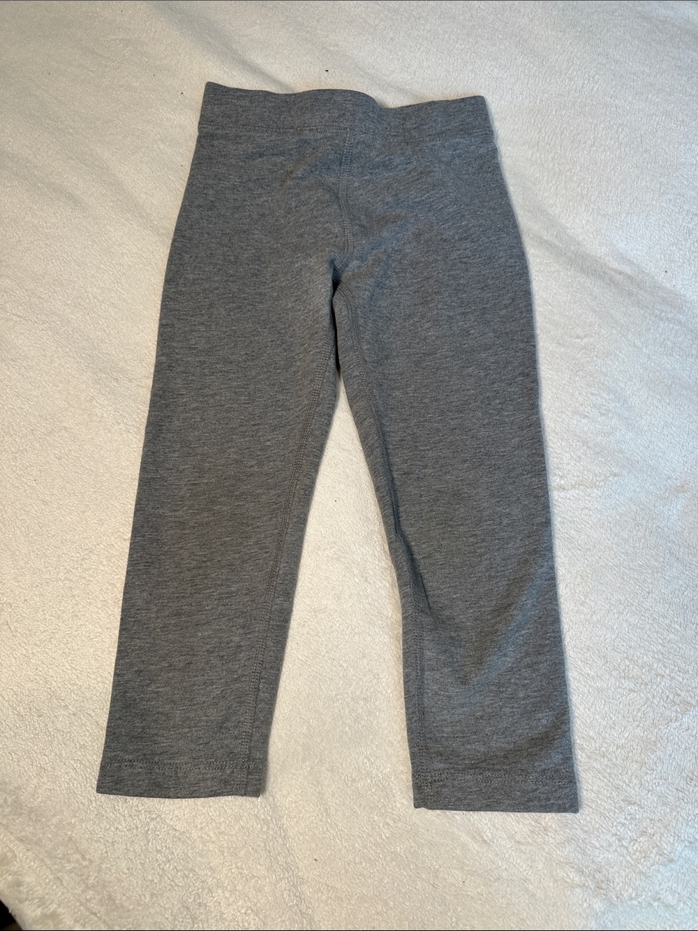 Primary Grey Kids Leggings - Soft Stretch